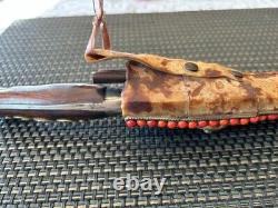 Authentique couteau machette Gurkha Khukuri Kukri fait à la main au Népal par des artisans tibétains