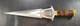 Badass Blades Dague King Zeus En Acier D2 Fabriqu&eacute;e &agrave; La Main, Manche En Cuir Empil&eacute; - Ba849