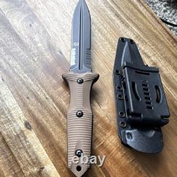 Bastinelli Grozo Dague de combat / couteau N690Co fabriqué par Fox Knives en Italie