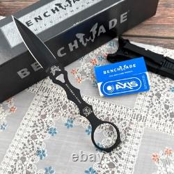 Benchmade SOCP DAGGER NOIR FOURREAU Dague en acier inoxydable 440C 176BK