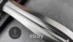 Boh-custom Dague de chasse en acier D2 fait main Couteau Bowie Couteau de survie