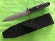 Boker Applegate-fairbairn Couteau Fixe 6 440c Steel Blade Black Delrin Handle