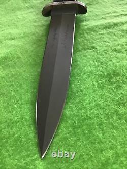 Boker Applegate-fairbairn Couteau Fixe 6 440c Steel Blade Black Delrin Handle