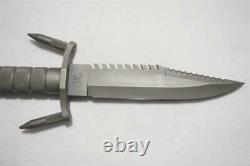 Buckmaster 184 Survival Knife Withsheathcompassdaggers (sharpened, Jamais Utilisé)