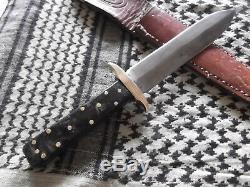Buffalo Vintage Style Personnalisé Échelle Amérindien Dague Couteau Fdc Solomon