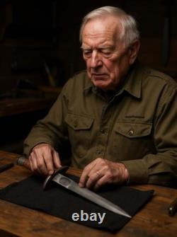 CASE V-42 Dague à Double Tranchant Couteau des Forces Spéciales US WWII FSSF Brigade du Diable