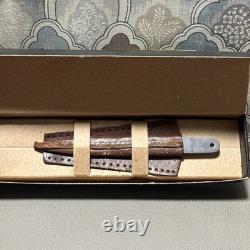 COUTEAU À LAME DE REVERBÈRE OSS 5 FAIT MAIN VINTAGE H. G. LONG & Co., AVEC ÉTUI