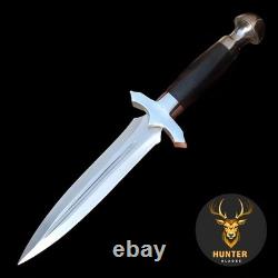 COUTEAU D'AGRESSEUR COMBAT Couteau fait main en acier D2 EDC tactique de survie et de chasse