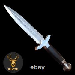 COUTEAU D'AGRESSEUR COMBAT Couteau fait main en acier D2 EDC tactique de survie et de chasse