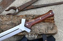 COUTEAU DE CHASSE - Lame de 9 pouces - Couteau tactique - Survival - Fait main - Couteau de combat