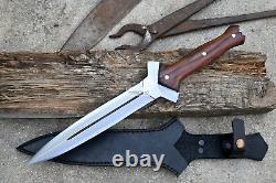 COUTEAU DE CHASSE - Lame de 9 pouces - Couteau tactique - Survival - Fait main - Couteau de combat