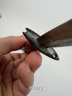 COUTEAU DE COMBAT THÉÂTRE FAIT MAIN US WW2 WWII AVEC FOURREAU