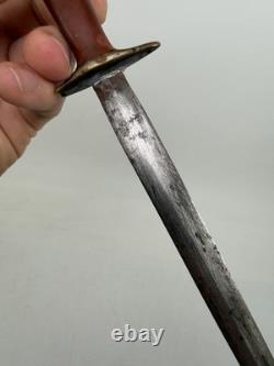 COUTEAU DE COMBAT THÉÂTRE FAIT MAIN US WW2 WWII AVEC FOURREAU