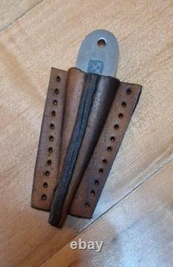 COUTEAU DE POCHE VINTAGE H. G. LONG & Co. FAIT À LA MAIN OSS 3 AVEC GRIFFES /100, ÉTUI