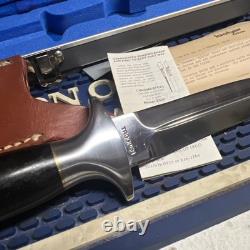 COUTEAU KERSHAW VINTAGE - MODÈLE 1007 TROOPER - DAGUE KERSHAW - Avec ÉTUI et BOÎTE ORIGINALE