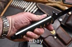 Colline et ruisseau CFK Handmade D2 TOOTHPICK DAGGER Couteau Accessoires Set 20BH