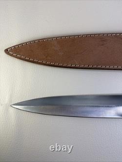 Colt CT-822 Dague High Plains 19 couteau corne de cerf laiton Pakistan boîte étui RARE