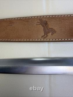Colt CT-822 Dague High Plains 19 couteau corne de cerf laiton Pakistan boîte étui RARE