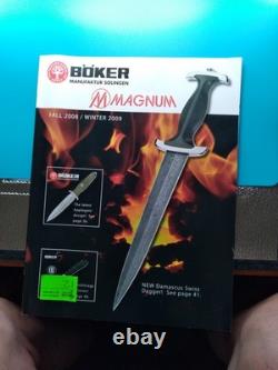 Couteau Boker Swiss Dagger en damas torsadé