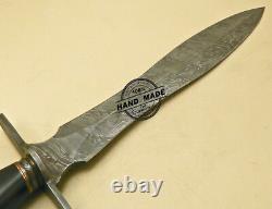 Couteau D'épée Damas Fabriqué À La Main Sur Mesure En Acier De Chasse À Damas Couteau D'épée Dague 970