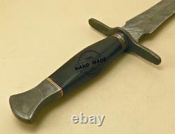 Couteau D'épée Damas Fabriqué À La Main Sur Mesure En Acier De Chasse À Damas Couteau D'épée Dague 970