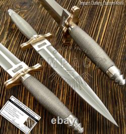 Couteau Dagger Art D2 Rare Personnalisé Impact Cutlery Poignée Enveloppée De Fil