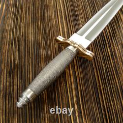 Couteau Dagger Art D2 Rare Personnalisé Impact Cutlery Poignée Enveloppée De Fil