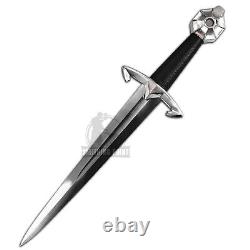 Couteau Dagger Black Knight Fait Main, Couteau Dagger Medieval, Couteau Dagger Viking