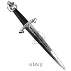 Couteau Dagger Black Knight Fait Main, Couteau Dagger Medieval, Couteau Dagger Viking