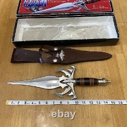 Couteau Dagger Hornet GiL HIBBEN 1997 avec Étui CIB Édition Signature Première Série UC985