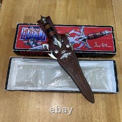 Couteau Dagger Hornet GiL HIBBEN 1997 avec Étui CIB Édition Signature Première Série UC985