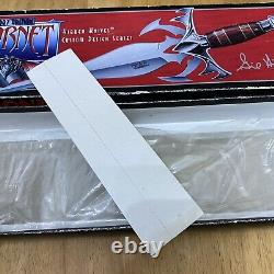 Couteau Dagger Hornet GiL HIBBEN 1997 avec Étui CIB Édition Signature Première Série UC985