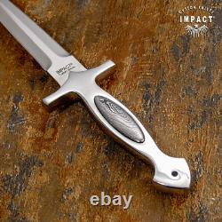 Couteau Dagger Rare Sur Mesure Plein Tang Impact Cutlery Manche En Incrustation Damas