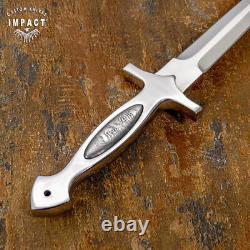 Couteau Dagger Rare Sur Mesure Plein Tang Impact Cutlery Manche En Incrustation Damas