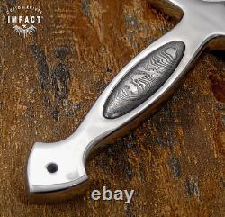 Couteau Dagger Rare Sur Mesure Plein Tang Impact Cutlery Manche En Incrustation Damas