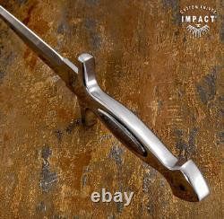 Couteau Dagger Rare Sur Mesure Plein Tang Impact Cutlery Manche En Incrustation Damas