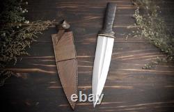 Couteau Dagger Thorfinn en acier à haute teneur en carbone avec étui en cuir meilleur cadeau