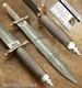 Couteau Dagger En Damas Rare Personnalisé Impact Cutlery Avec Poignée Enroulée De Fil