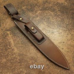 Couteau Dagger en Damas Rare Personnalisé Impact Cutlery avec Poignée Enroulée de Fil