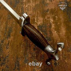 Couteau Dague Art Rare Sur Mesure D2 Impact Cutlery Poignée en Bois de Frene