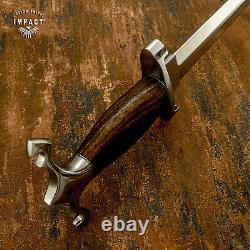 Couteau Dague Art Rare Sur Mesure D2 Impact Cutlery Poignée en Bois de Frene