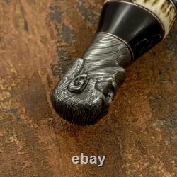 Couteau Dague Art en Damas Rare Personnalisé avec Manche en Bois de Cerf Impact Cutlery