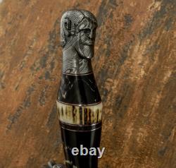 Couteau Dague Art en Damas Rare Personnalisé avec Manche en Bois de Cerf Impact Cutlery