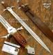 Couteau Dague Épée Massive Fuller D2 Sur Mesure Rare Impact Cutlery Bois Exotique