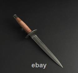 Couteau Dague Fairbarin Sykes en Acier au Carbone Élevé avec Étui en Cuir Meilleur Cadeau