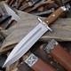 Couteau Dague Tactique Fait Main Sur Mesure Plein Tang Pour Extérieur Et Chasse