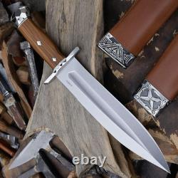 Couteau Dague Tactique Fait Main Sur Mesure Plein Tang Pour Extérieur et Chasse