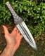 Couteau Dague Viking En Acier Au Carbone &Eacute;lev&eacute; Fait Main Ubr Avec &Eacute;tui En Cuir