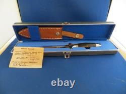 Couteau Dague Vintage Kershaw Modèle 1007 TROOPER Avec ÉTUI & BOÎTE ORIG. #3525