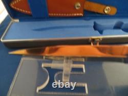 Couteau Dague Vintage Kershaw Modèle 1007 TROOPER Avec ÉTUI & BOÎTE ORIG. #3525